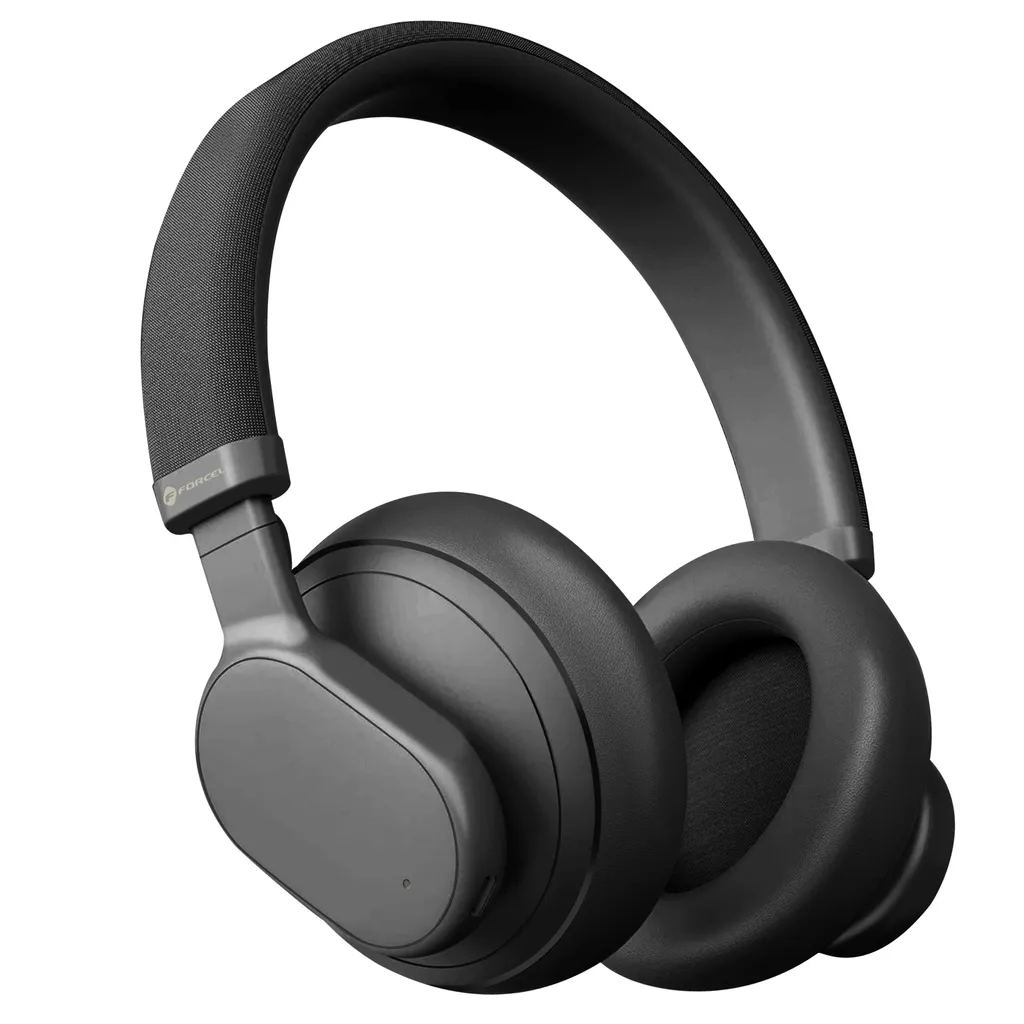 Casque audio Bluetooth réduction bruit active FORCELL F-AUDIO noir mat