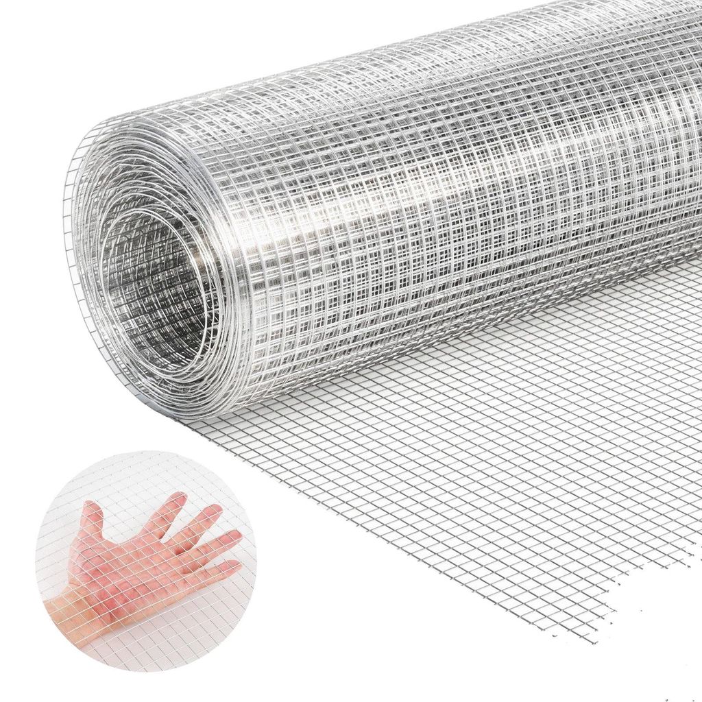 VEVOR fijnmazig draadgaas, 0,4x6 meter, gaasdraad met een Productafbeelding 