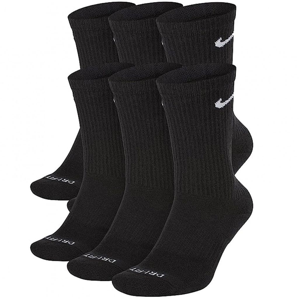 Nike EVERYDAY PLUS CUSHIONED CREW (6 PAARE) SCHWARZ L Produktbild 