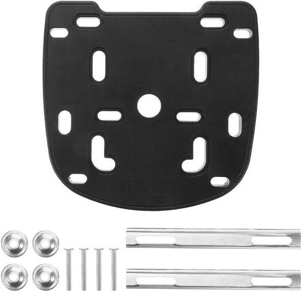 Porte-sac magnétique noir base acier pour sacoche réservoir et top-case