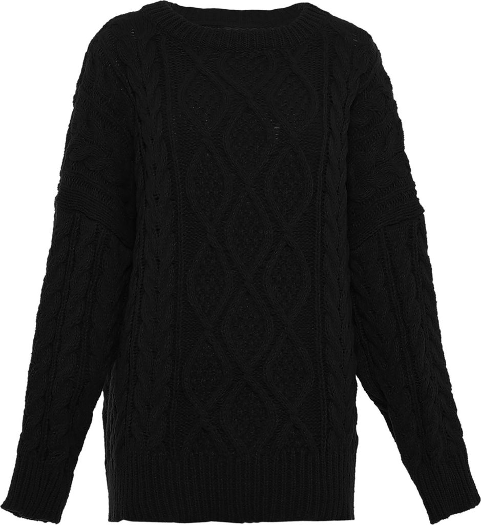 blonda damen pullover - schwarz, M/L