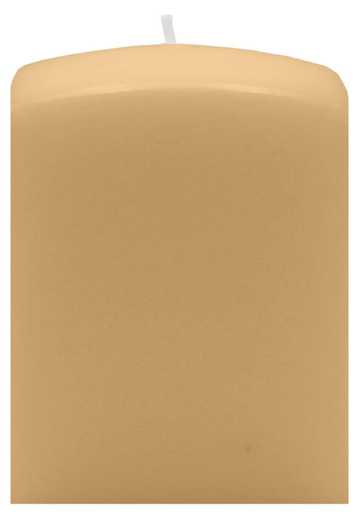 Quader Kerzen Beige 10 x Ø 7/7 cm, 8 Stück