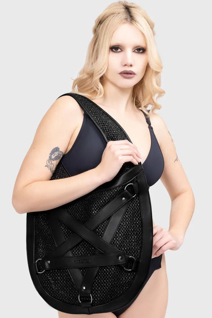 Sac à main KILLSTAR Penta Waves pour Sorties Nocturnes et Look Dark au Quotidien