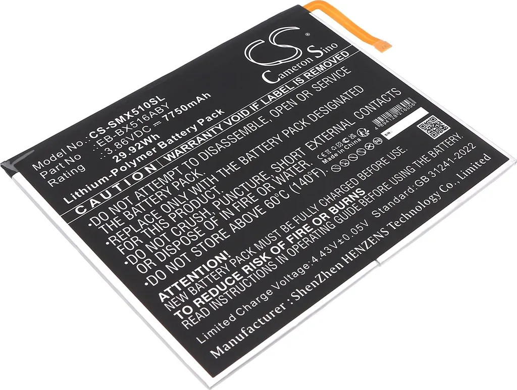 Batterie EB-BX516ABY Haute Capacité pour Galaxy Tab S9 FE SM-X516N