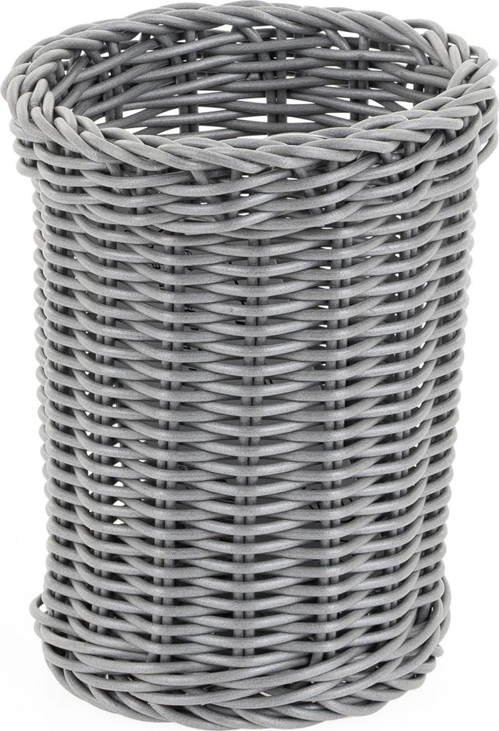 TECHNICA Koszyk na sztućce z polirattan – Ø120x150 mm – Zdjęcie produktu 