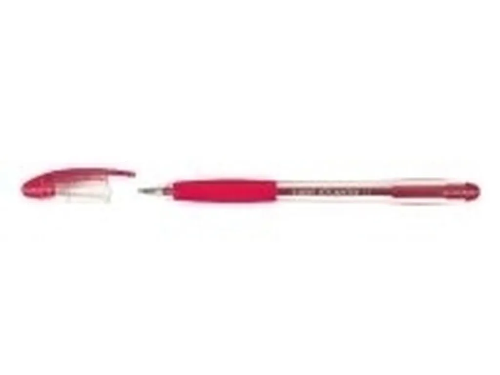 Stylo Bille Rouge BIC Atlantis Stick Lot de 12 avec Grip Confort Doux