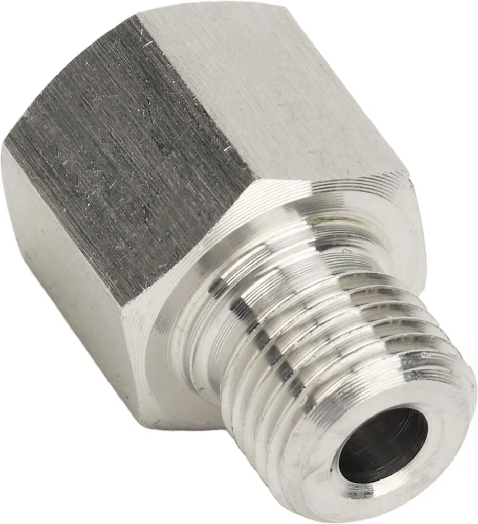 Adattatore Sonda Inox 1/8 NPT Femmina a M10x1.0 Maschio - No Leak - 3