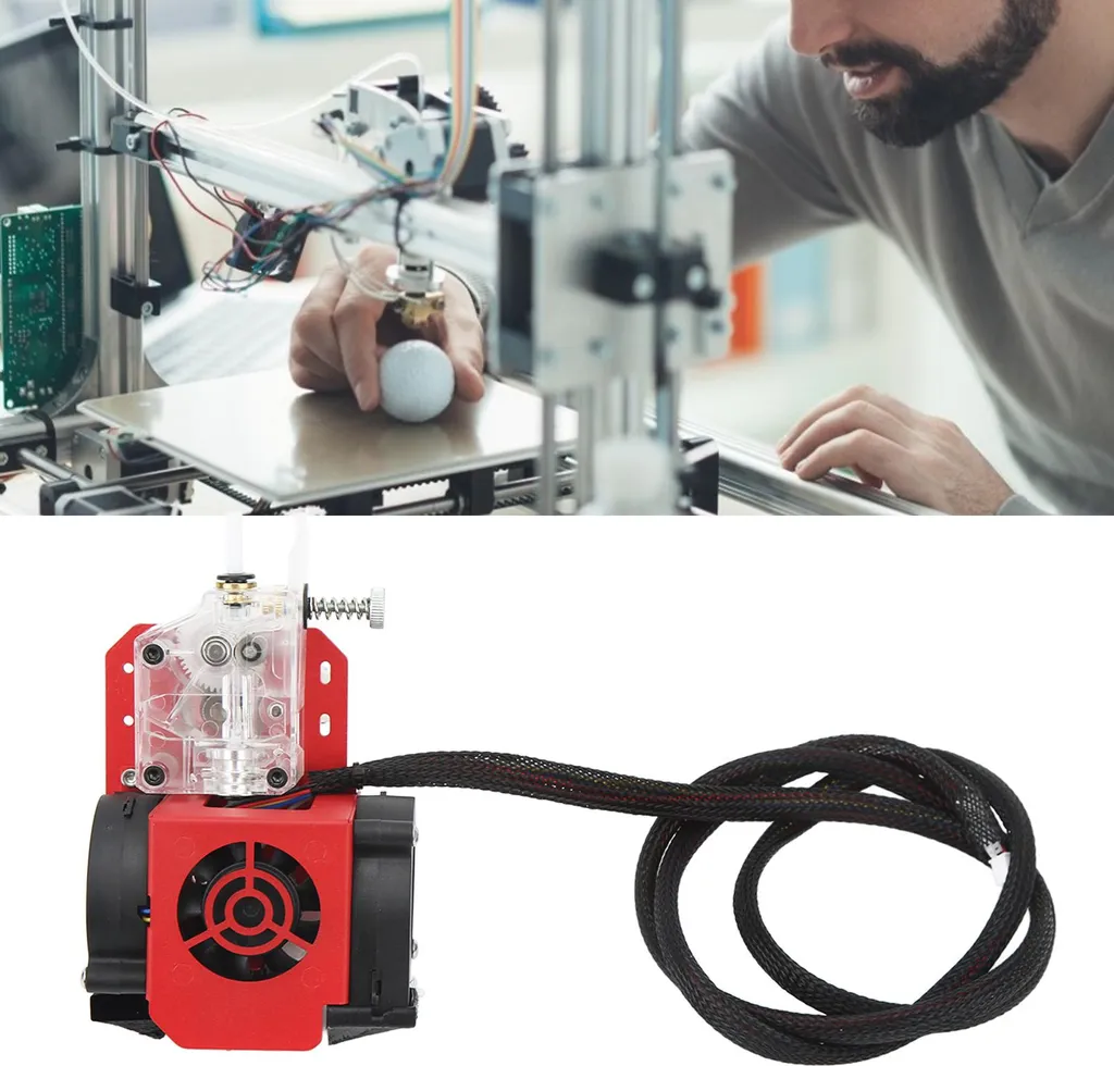 Extrudeuse Double Entraînement 2 Ventilateurs Jet pour Ender 3 V2 Pro - 12