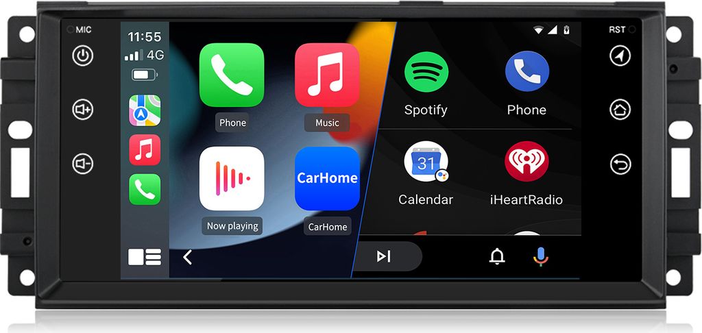 7 "Android 13 1+32G Autoradio Carplay Für Jeep DODGE Obrázok produktu 