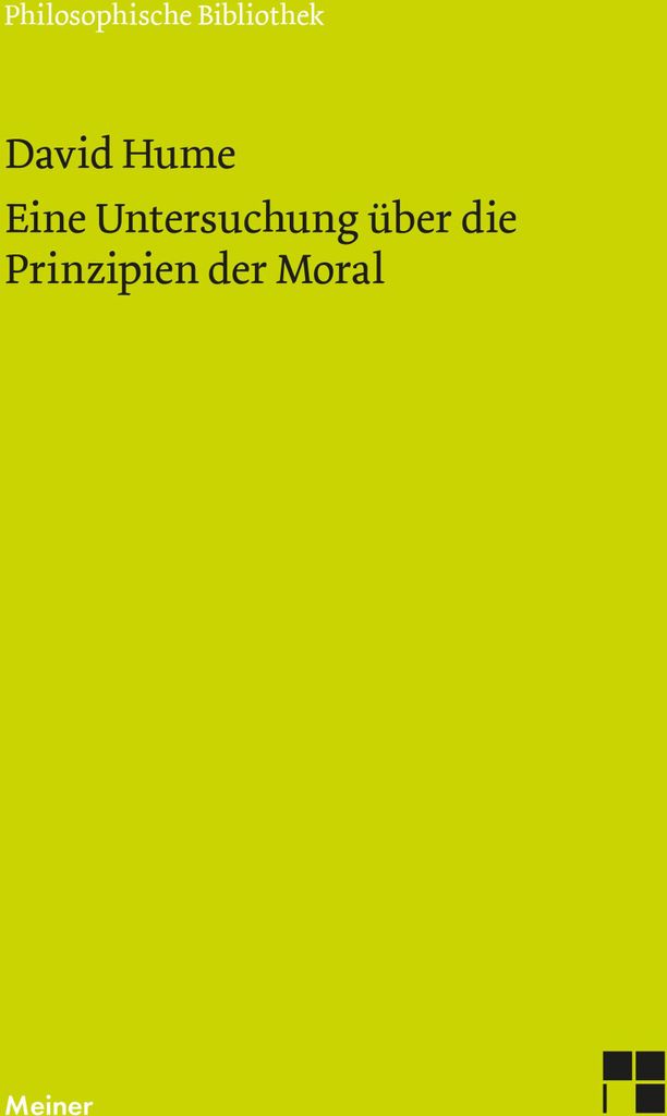 Untersuchung über die Prinzipien der Moral