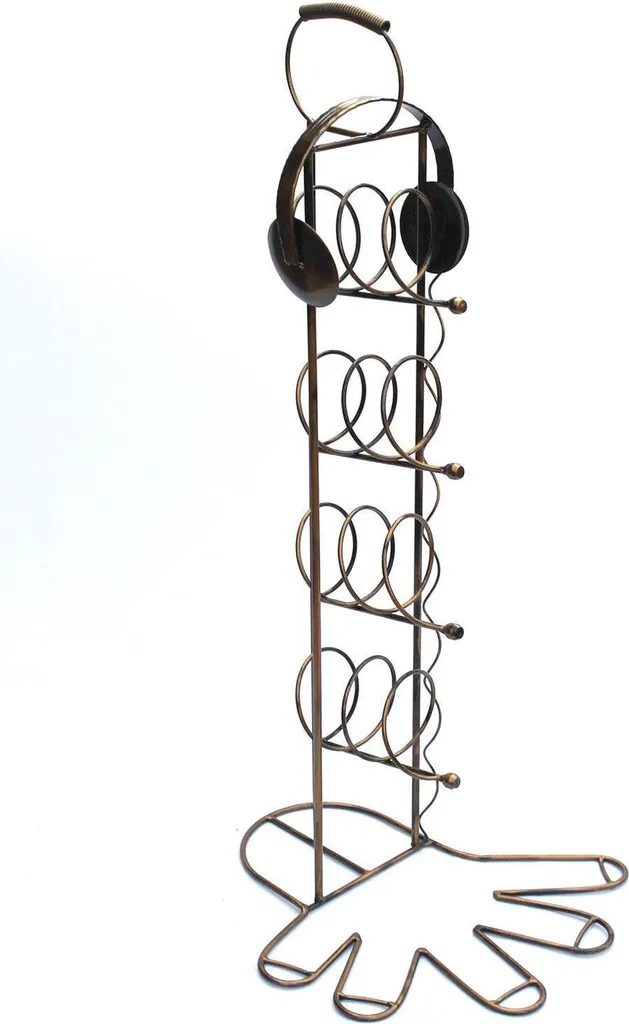 Casier à vin mural pour cuisine - Support bouteilles métal 93 cm chic