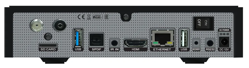 Décodeur Satellite et TNT GigaBlue 4K PRO pour Streaming et TV HD - 23