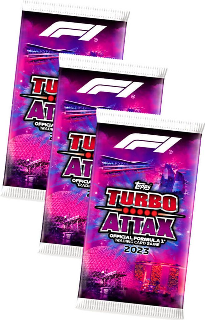 Topps Turbo Attax Karten Formula 1 - 2023 - 3 Booster Sammelkarten