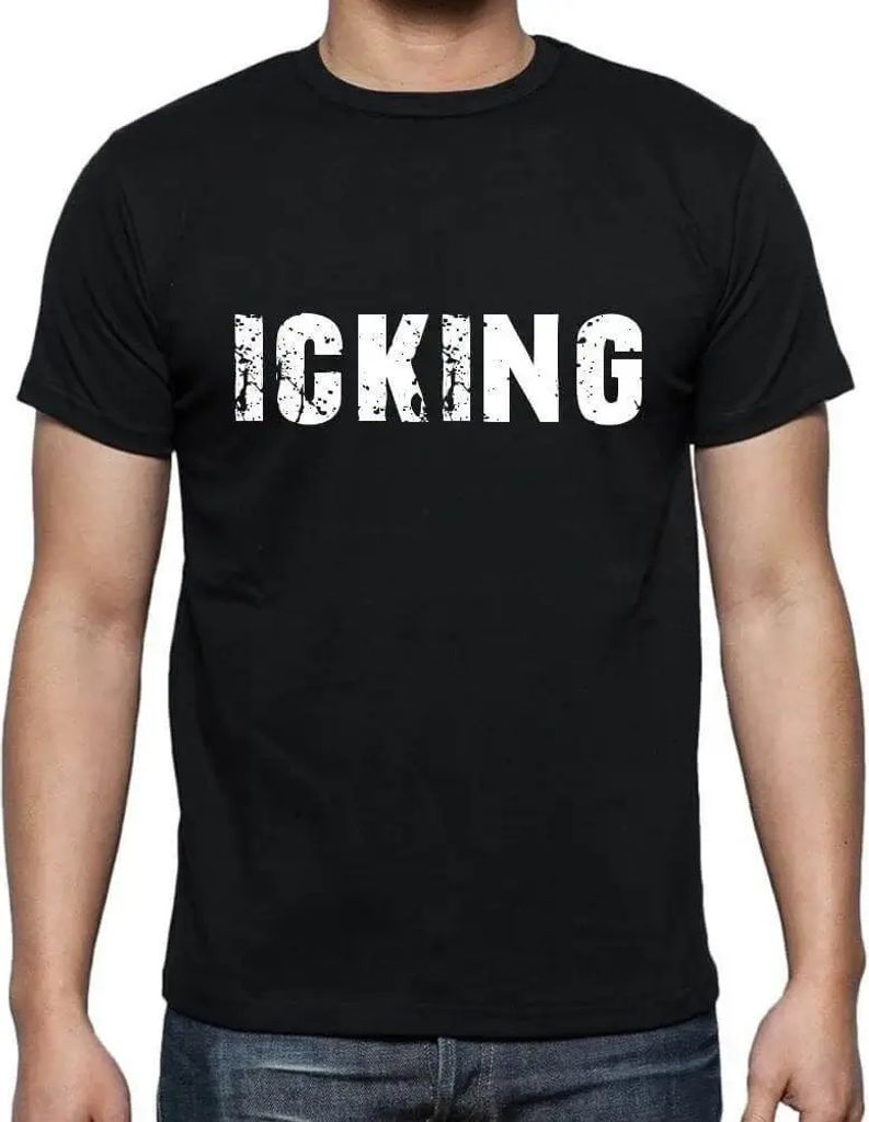 Herren Grafik T-Shirt Icking Öko-Verantwortlich Vintage Jahrgang Kurzarm Lustige Druck Geburtstag Geschenk Mann