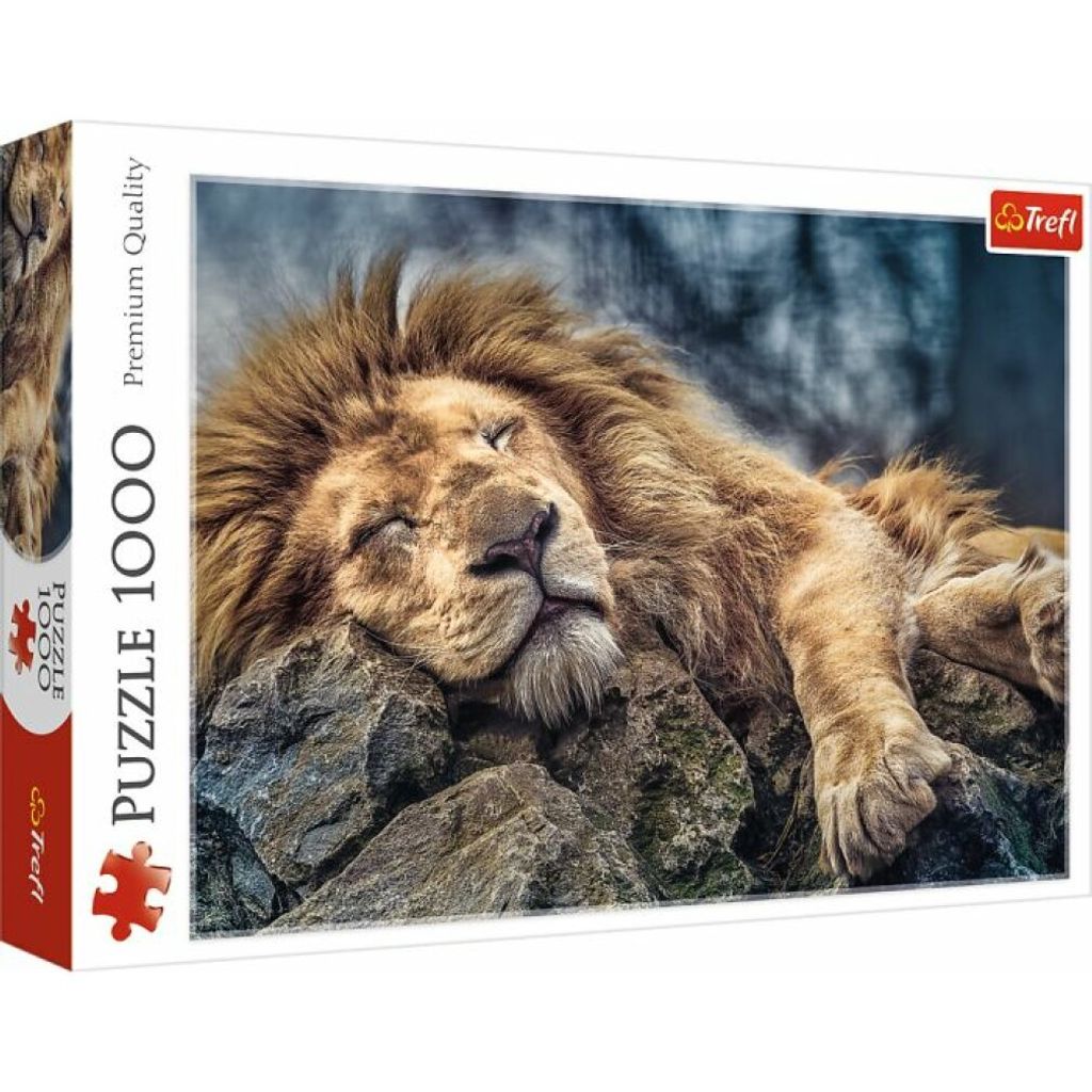 Schlafender Löwe Puzzle 1000 Teile Produktbild 