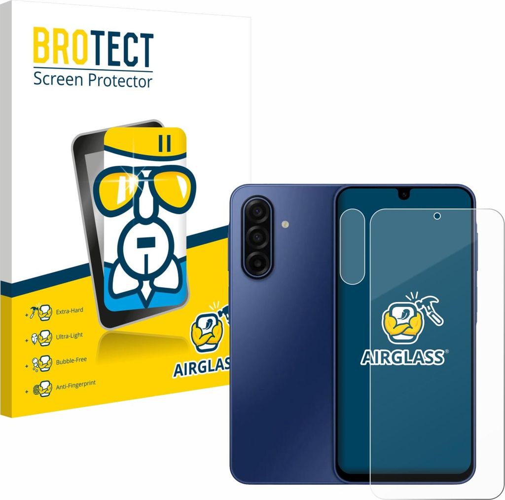 BROTECT Schutzglas für Samsung Galaxy A17 5G (Display+Kamera) Schutzfolie Panzer Folie Glas Display Schutz klar