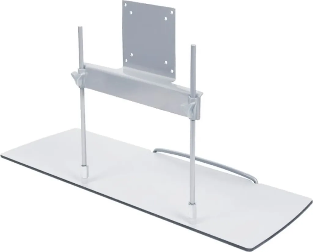 Support clavier 582 argenté avec inclinaison réglable et base stable