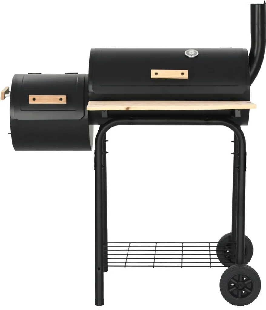 Barbecue fumoir au charbon de bois classique pour grillades de jardin