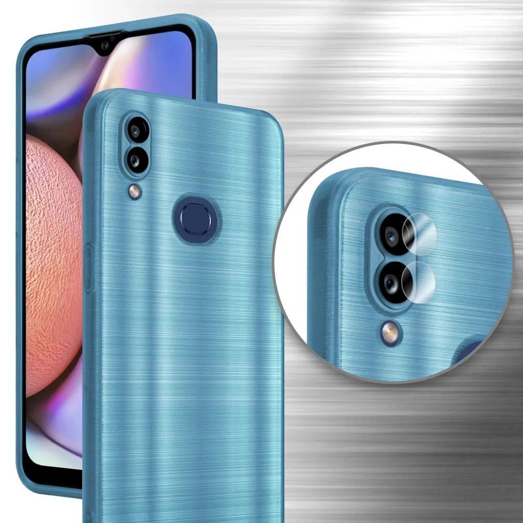Cadorabo cover per Samsung Galaxy A10s / M01s cover protettiva in turchese cellulare cover TPU silicone case Case - 8