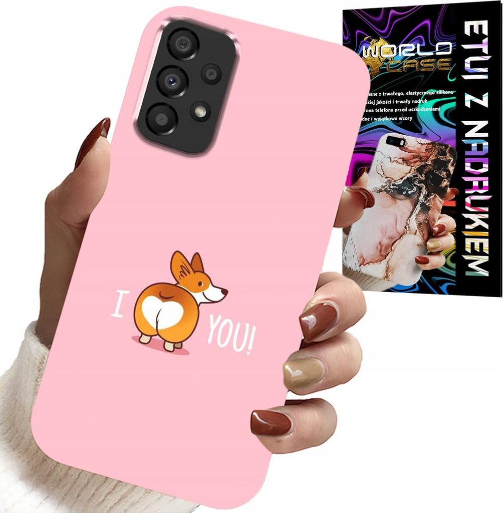 Gehäuse Für Samsung Galaxy A23 5G - Lustige Designs Ich Liebe Dich Hund Fall