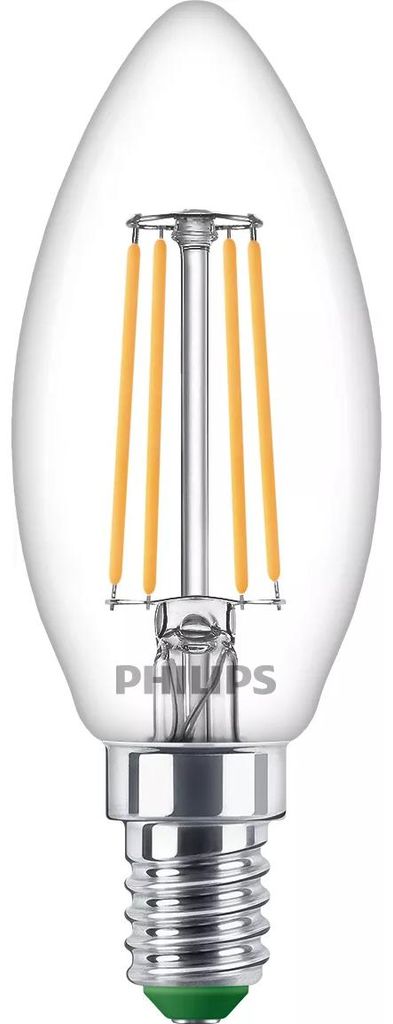 LED-Lampe "classic ultraeffizient", 40W, E14, klar, Kerze, warmweiß (00228313)