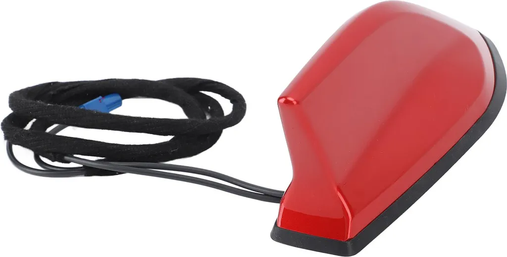Antenna a pinna di squalo Antenna per segnali radio sul tetto ad alte prestazioni 282069033 per Kadjar HLA3 HLA6 HLNC HLMR Rosso - 3