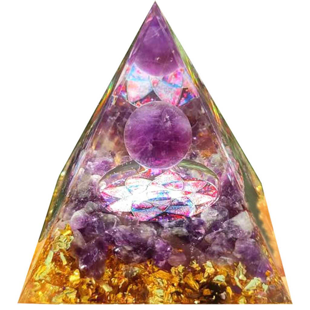 Inspirierende Orgonit-Pyramide für Erfolg, Anti-Stress, Produktbild 