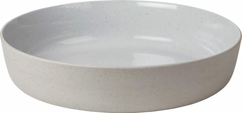 Blomus Salatschüssel SABLO, Schüssel, Schale, Keramik, grau, 34.5 cm, 64106