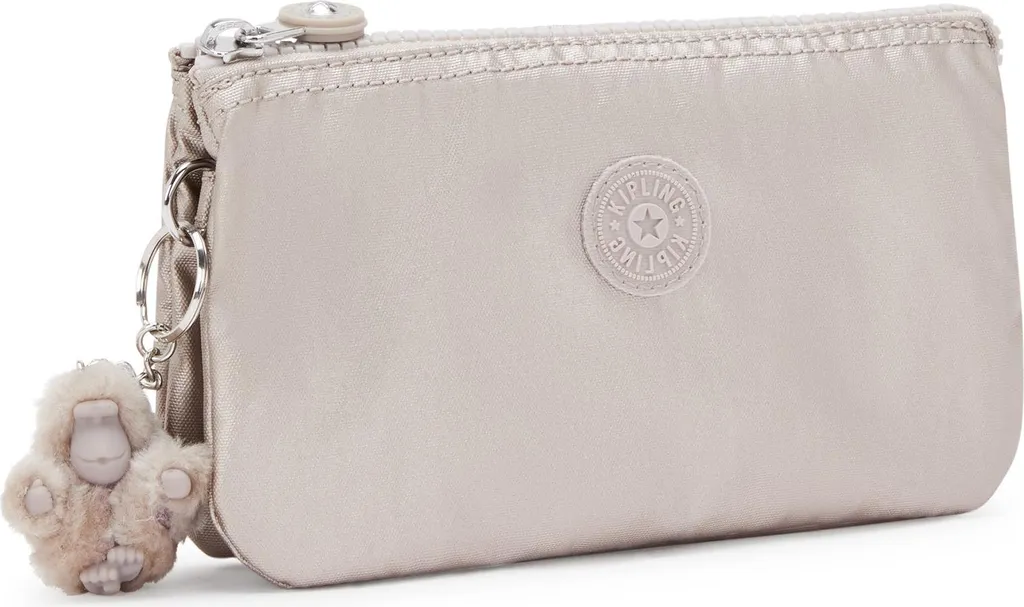 Pochette Kipling K13093 Metallic Glow - Design triple compartiment 1L