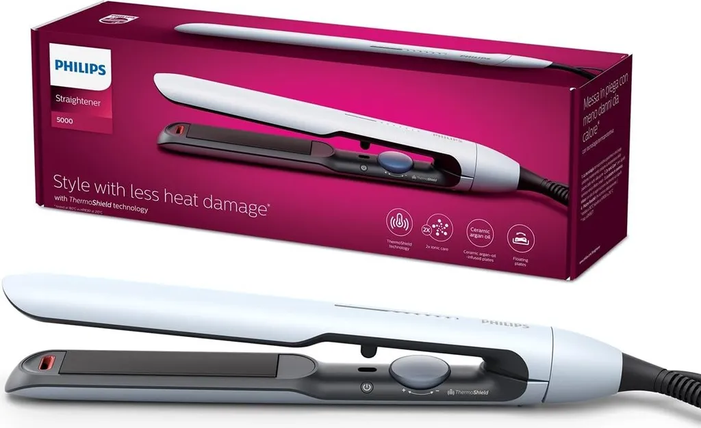 Piastra Philips Serie 5000 Bianca: Capelli da Influencer Subito