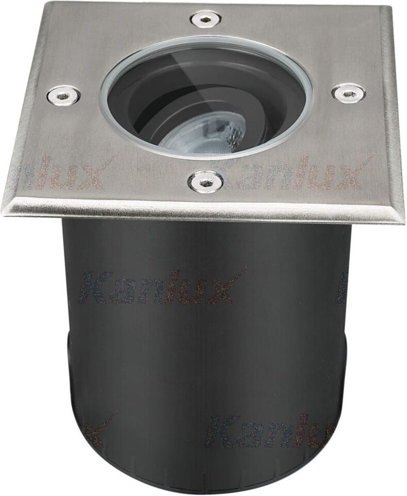 Kanlux Bodeneinbaustrahler BERG AD GU10 Edelstahl IP67 36431