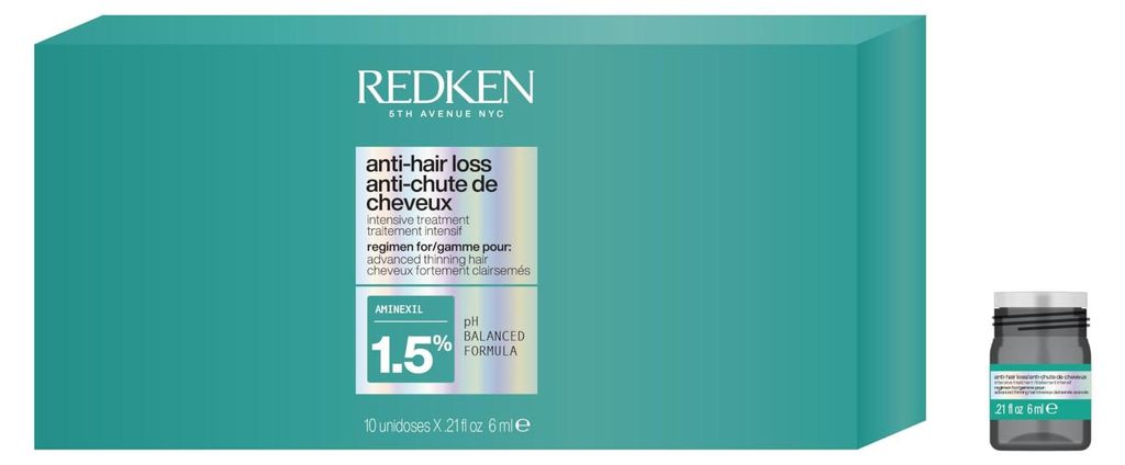 Redken – Acidic Grow Full System Mino Serum – 10 x 6 ml Productafbeelding 