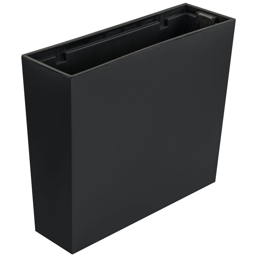Kvetináč s vložkou Hladká štruktúra antracit 58x18x50 cm Obrázok produktu 