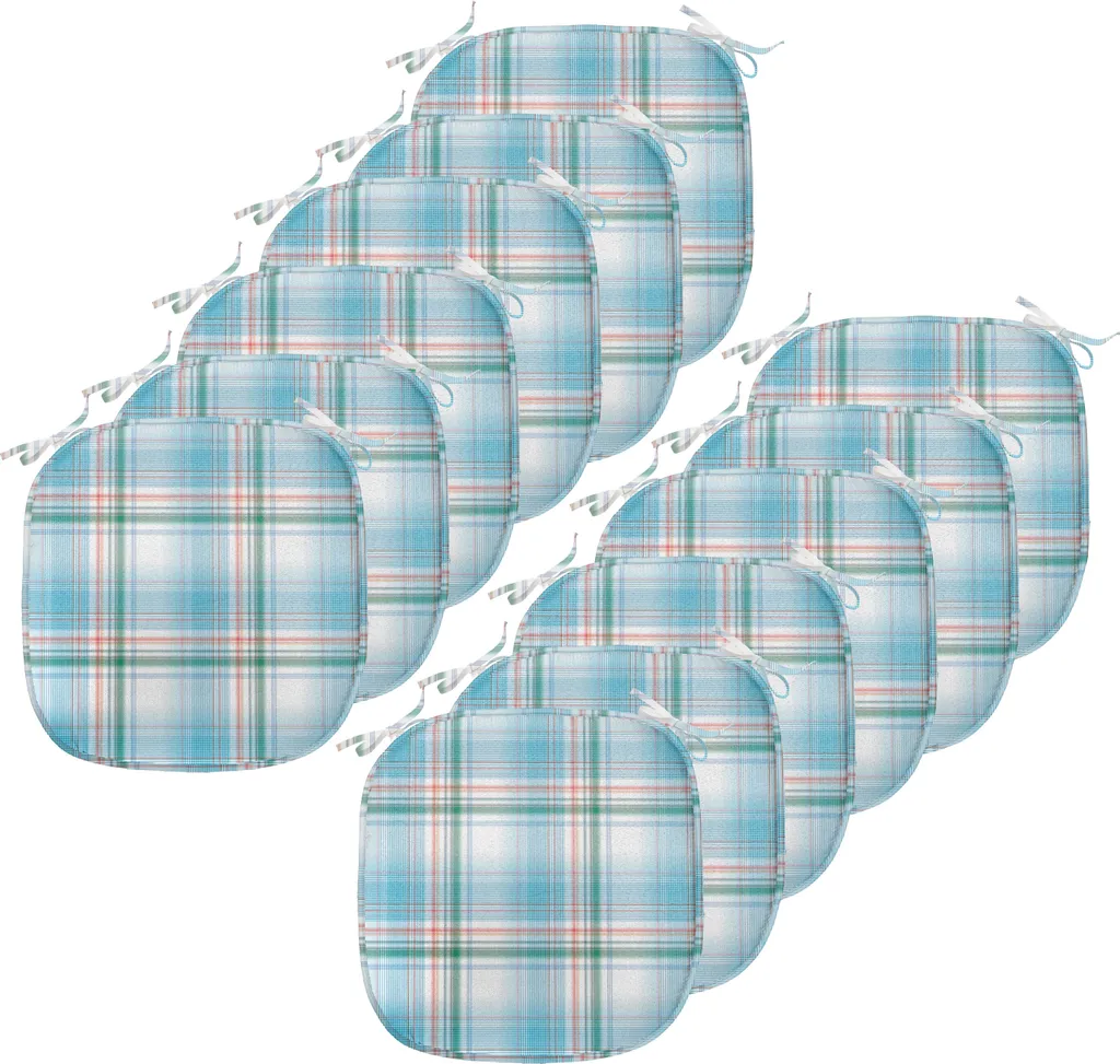 Cuscini Sedie ABAKUHAUS 40x40 Impermeabili - Set 12 Pezzi Pastello