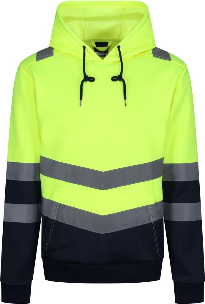 Regatta Professional - Kapuzenpullover hohe Sichtbarkeit für Herren RG6395 (L) (Gelb)