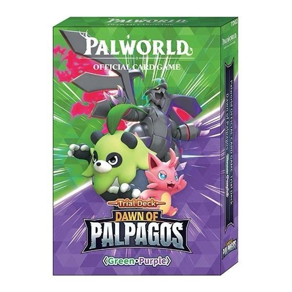 Palworld Trial DeckTD02 Dawn of Palpagos Green-Purple ENG Produktbild 