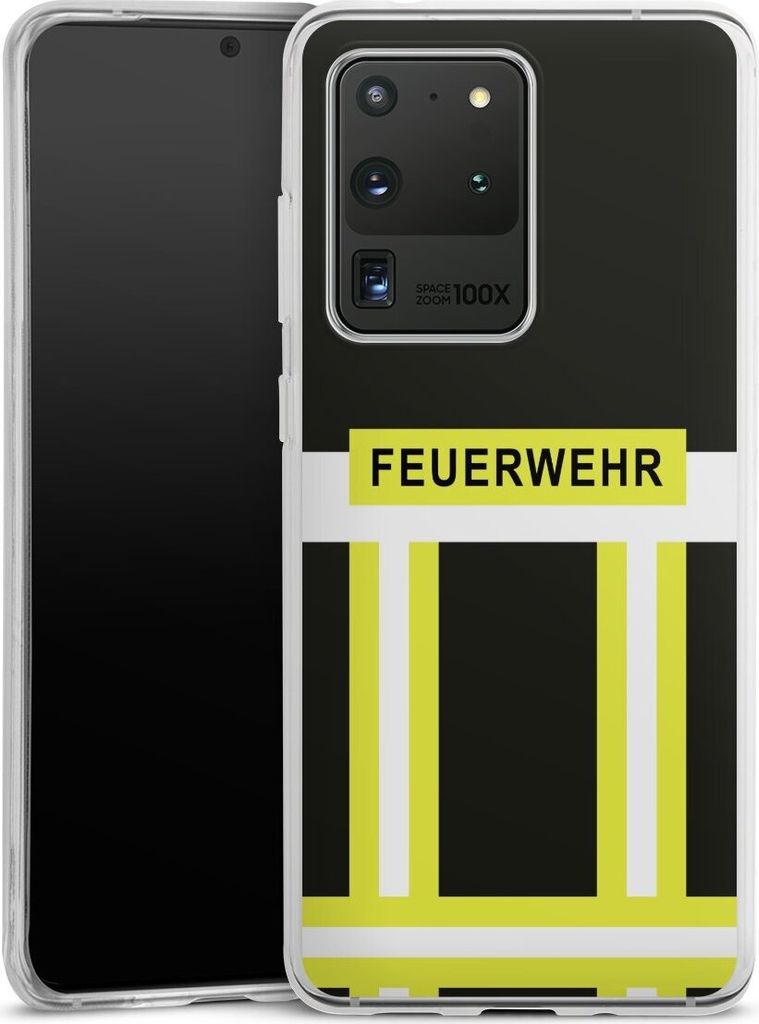 DeinDesign Handyhülle für Samsung Galaxy S20 Ultra 5G Silikon Hülle Case Smartphone Schutzhülle Beruf Feuerwehr Feuerwehrmann