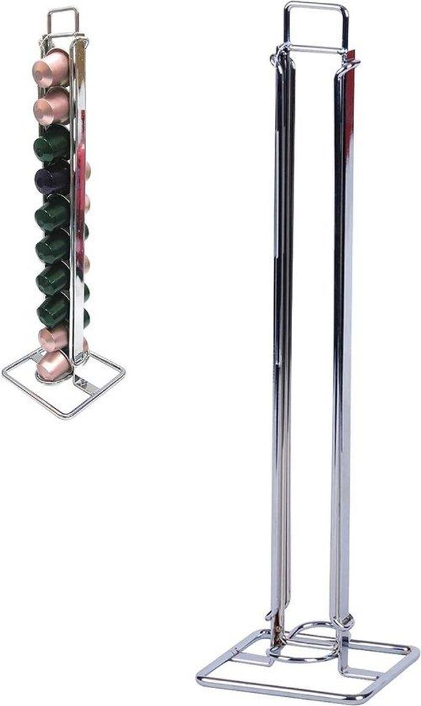 Kapselhalter für 20 Kapseln, Edelstahl, Kaffeezubehör
