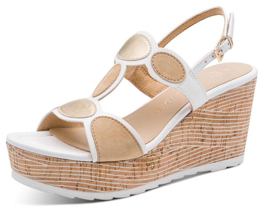 Marco Tozzi Sandalette Weiß in Gr. 37