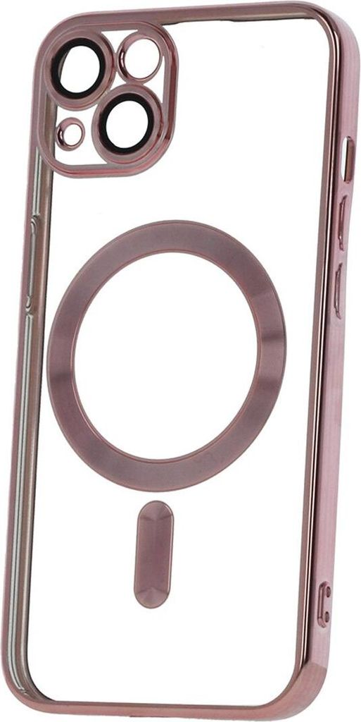 Color Chrome Handyhülle Bumper kompatibel mit Samsung Galaxy S25 Edge Rosegold