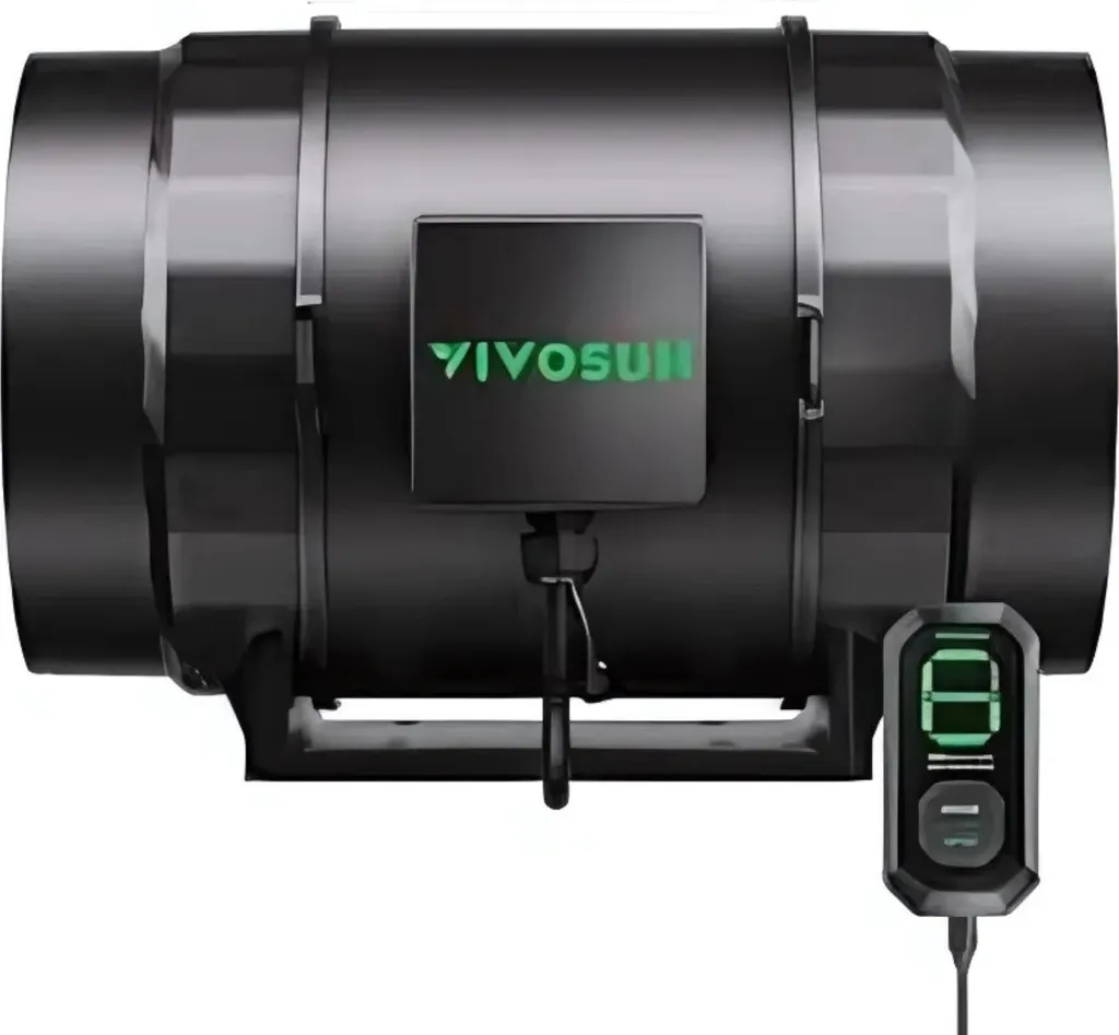 VIVOSUN AeroZesh S8 Ventilateur en ligne 8 pouces avec contrôleur E12