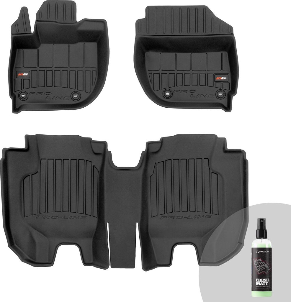 FROGUM ProLine 3D Gummimatten Exklusiven Auto Fußmatten Autofussmatten für Honda HR-V II 2013-2021