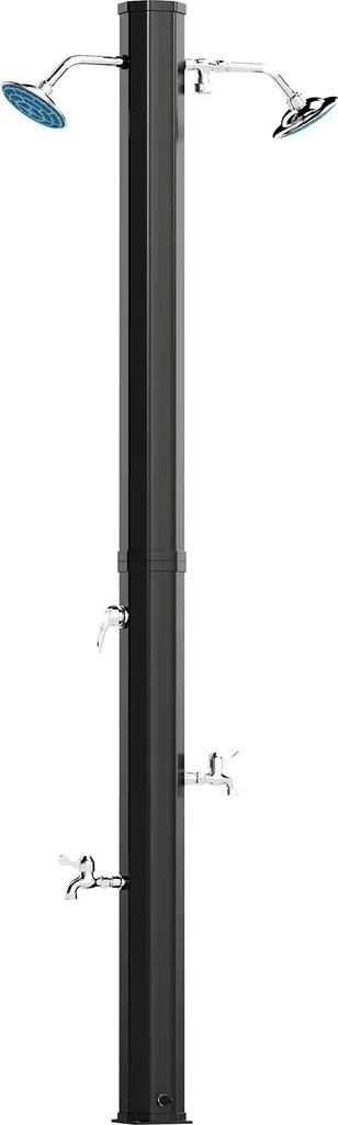 Douche solaire 35L pour jardin : fini l'eau froide avec 2 jets réglables