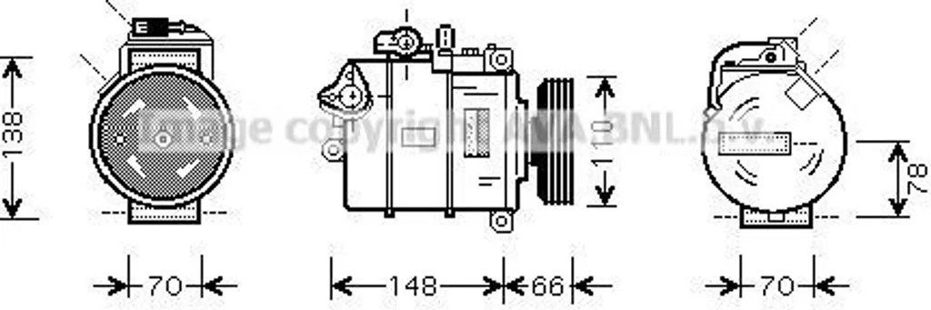 Compresseur Climatisation Audi A4 8E PRASCO - Fraîcheur et Confort OE