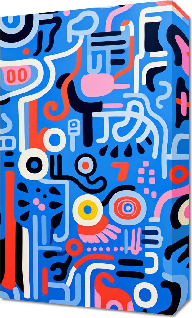 Bild 30x50cm Rhythmisches Echo