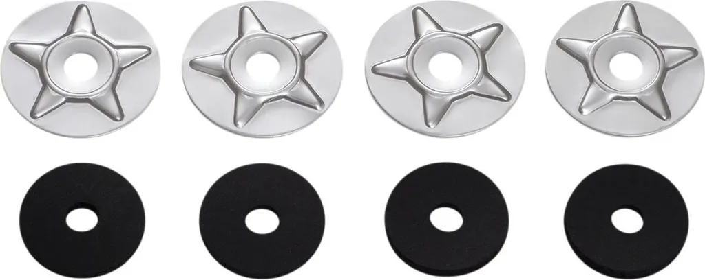 Rondelle Argentée Anti-Vibration Show Chrome 4-231r-4 Taille Unique