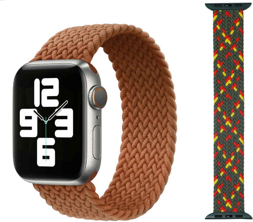Für Apple Watch Series 10 46mm / 1 + 2 Ultra 49mm 9 8 / 7 45 / 6 SE 5 4 44 / 3 2 1 42mm Uhr Nylon Armband Ersatz