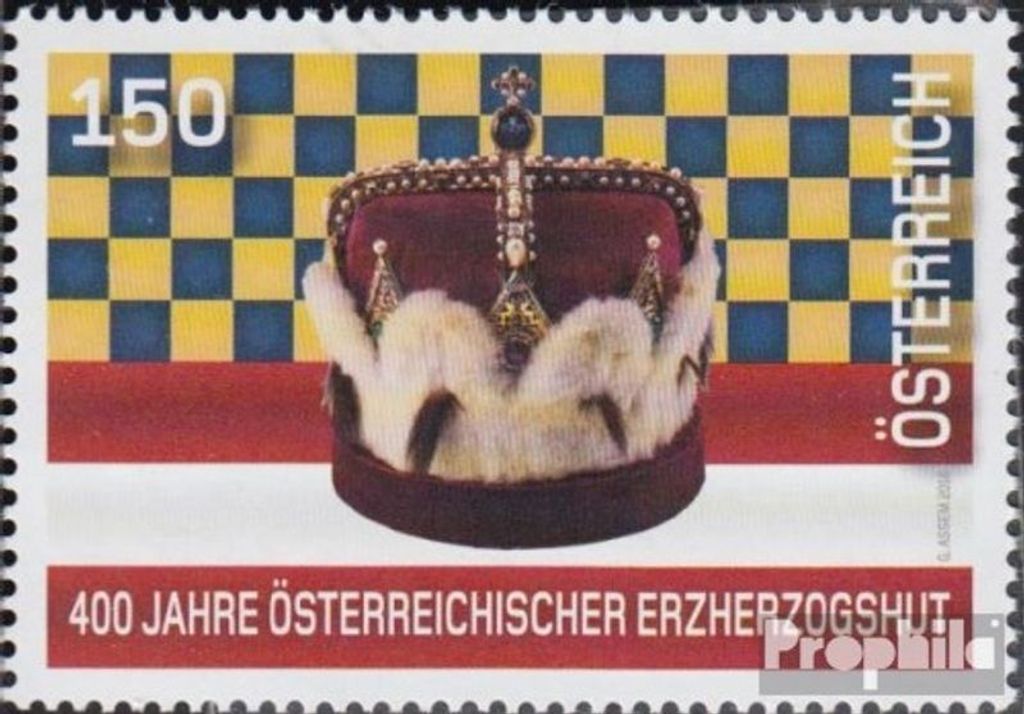 Briefmarken Österreich 2016 Mi 3251 (kompl.Ausg.) postfrisch Erzherzogshut