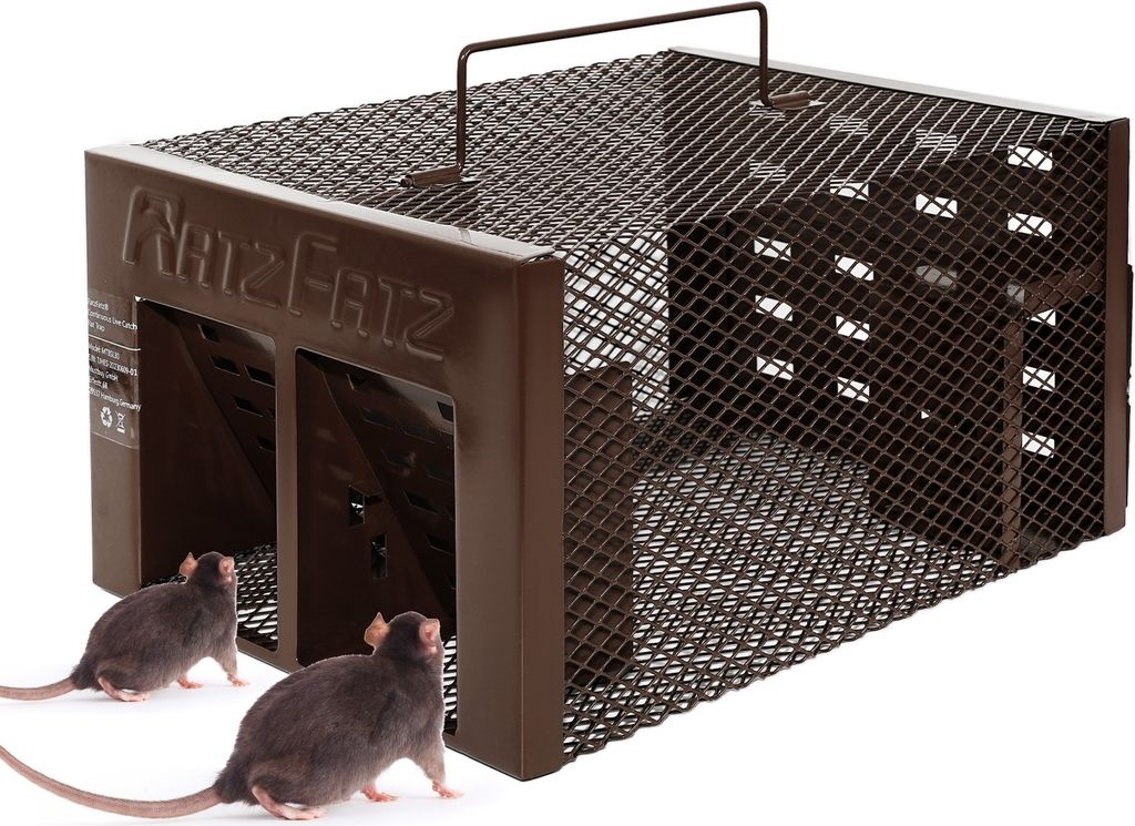 RatzFatz Piège vivant Piège à souris, avec double porte en Image du produit 