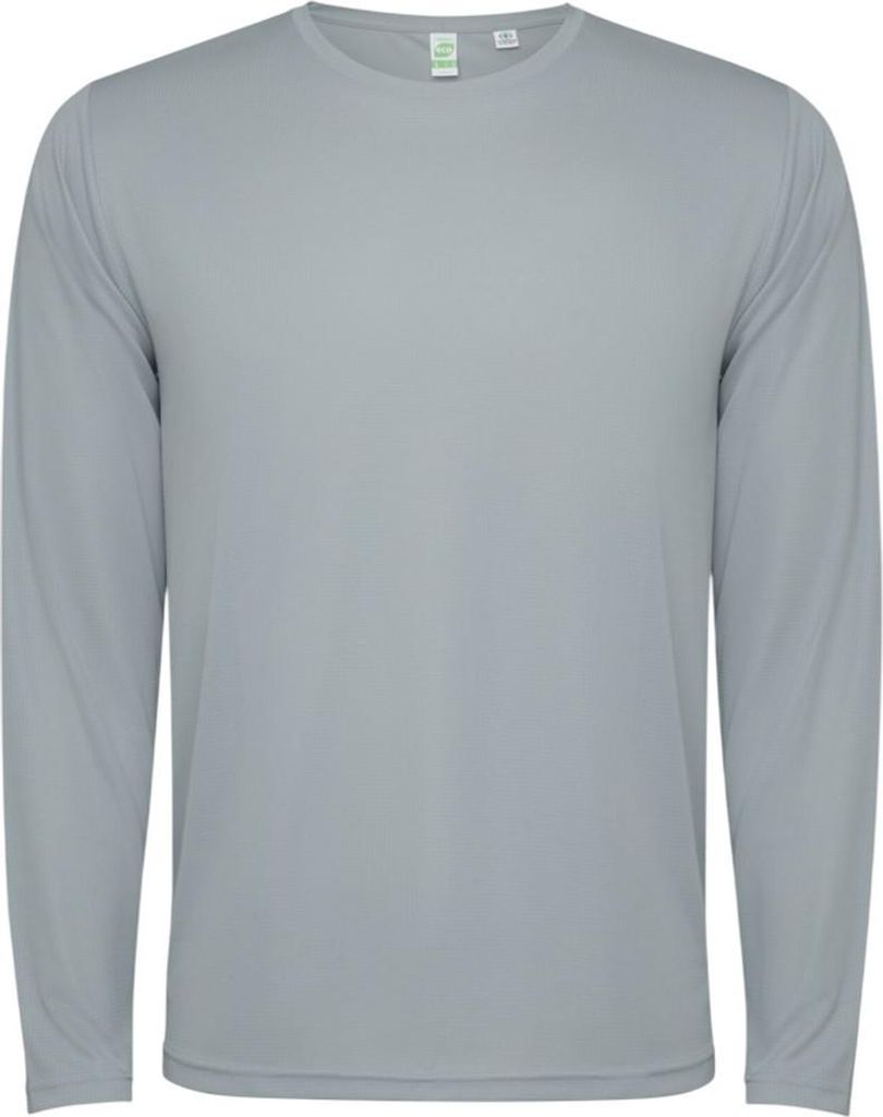 Roly - "Estoril" T-Shirt für Herren/Damen Uni Langärmlig PF4769 (M) (Grau)
